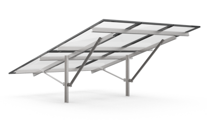 Ground Mounted Single Post Mounting System