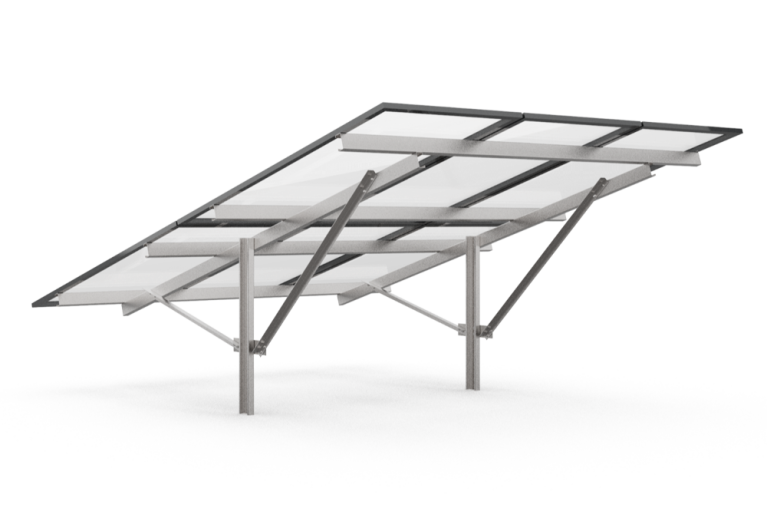 Ground Mounted Single Post Mounting System