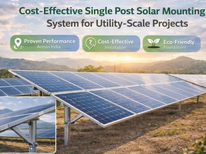 Single-Post-Solar-Mounting-System